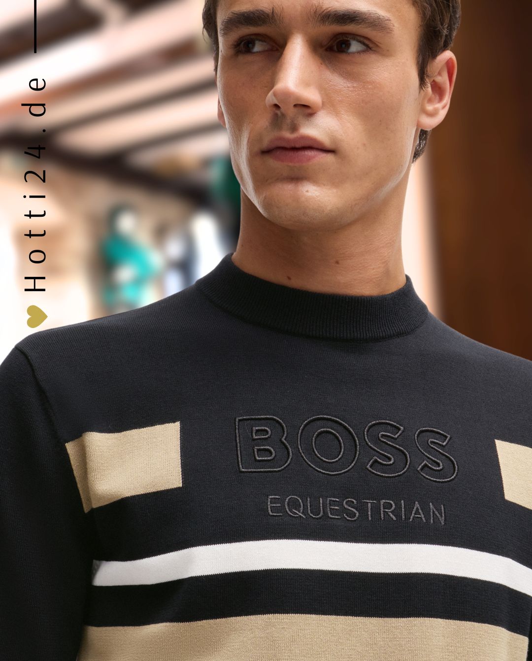 BOSS Equestrian »Strickpullover Brad Black