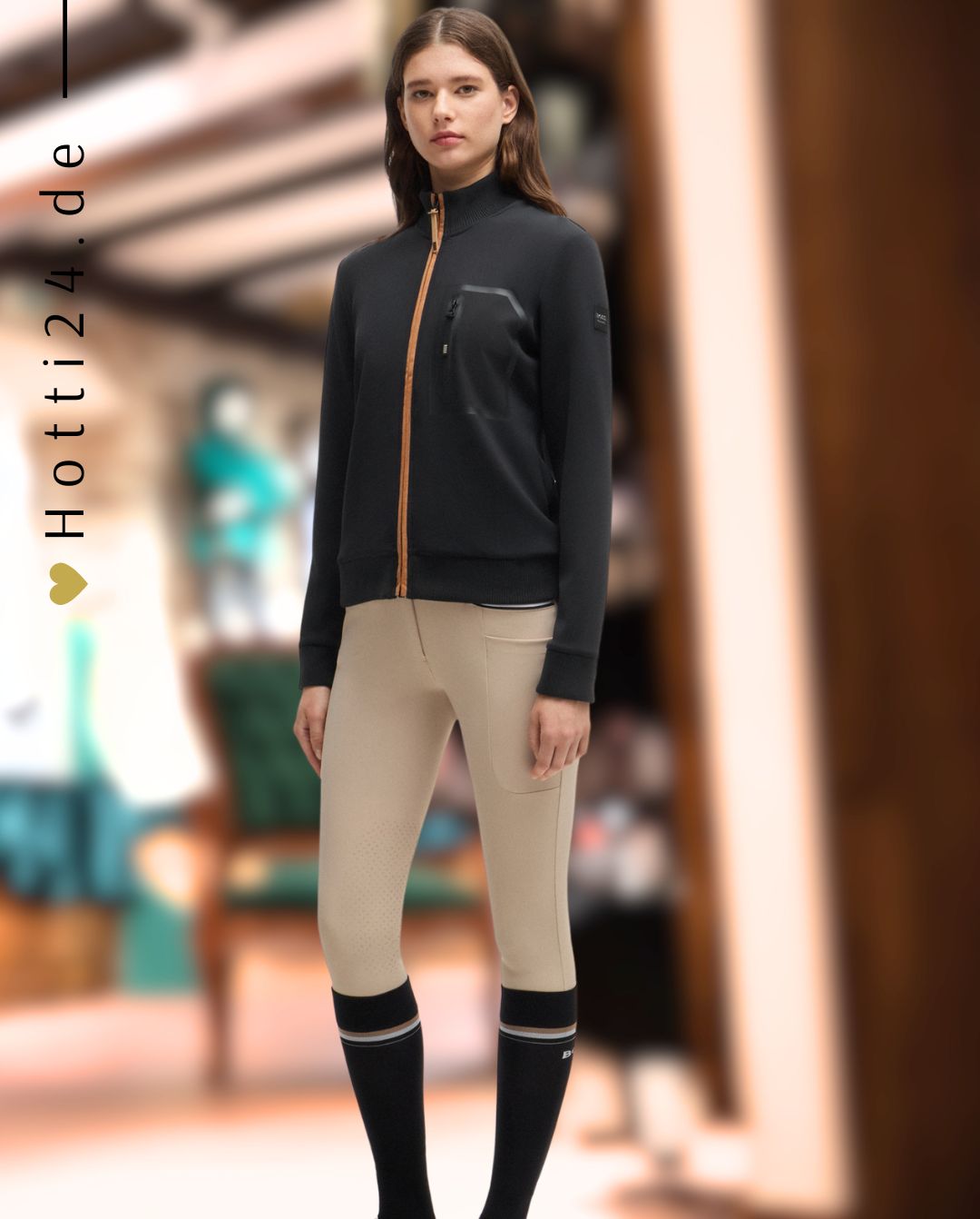 BOSS Equestrian »Trainingsjacke Ava Black
