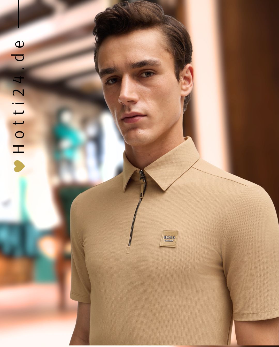 BOSS Equestrian »Trainingsshirt Noah Camel