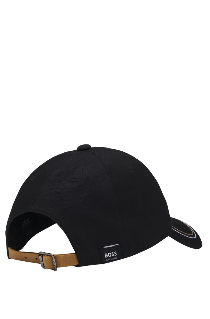 BOSS Equestrian »Women's Leather Cap BB Black
