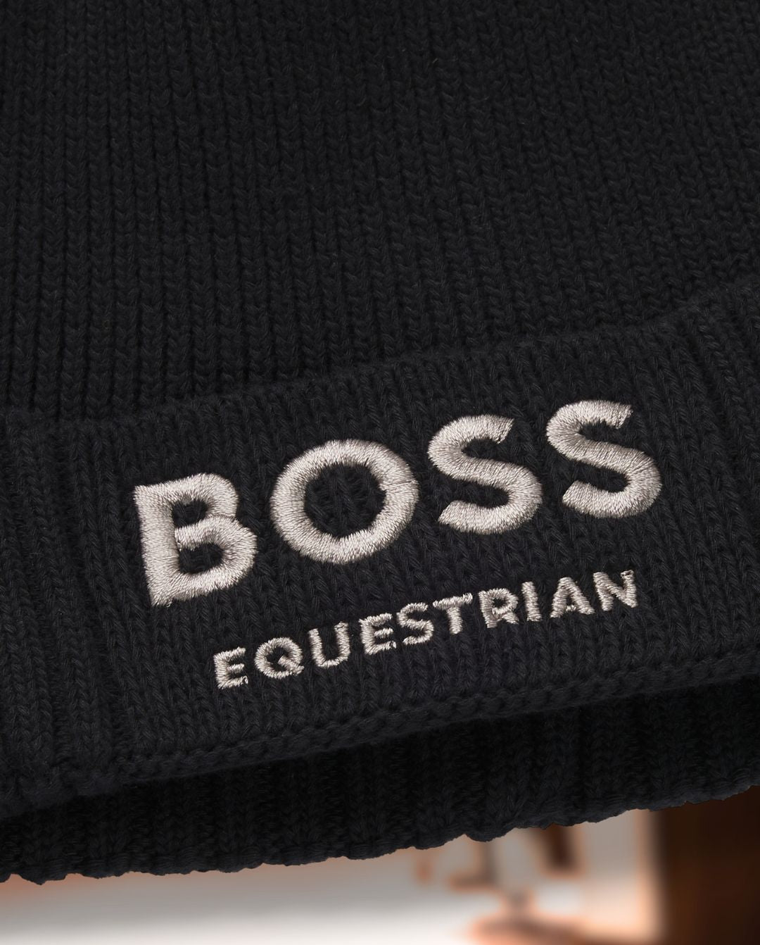 BOSS Equestrian "Fisher Beanie Black