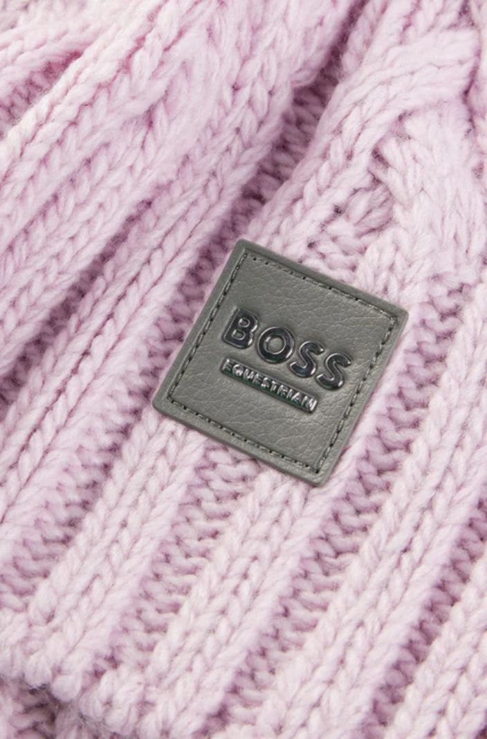 BOSS Equestrian Mütze Bobble Chalk Violet