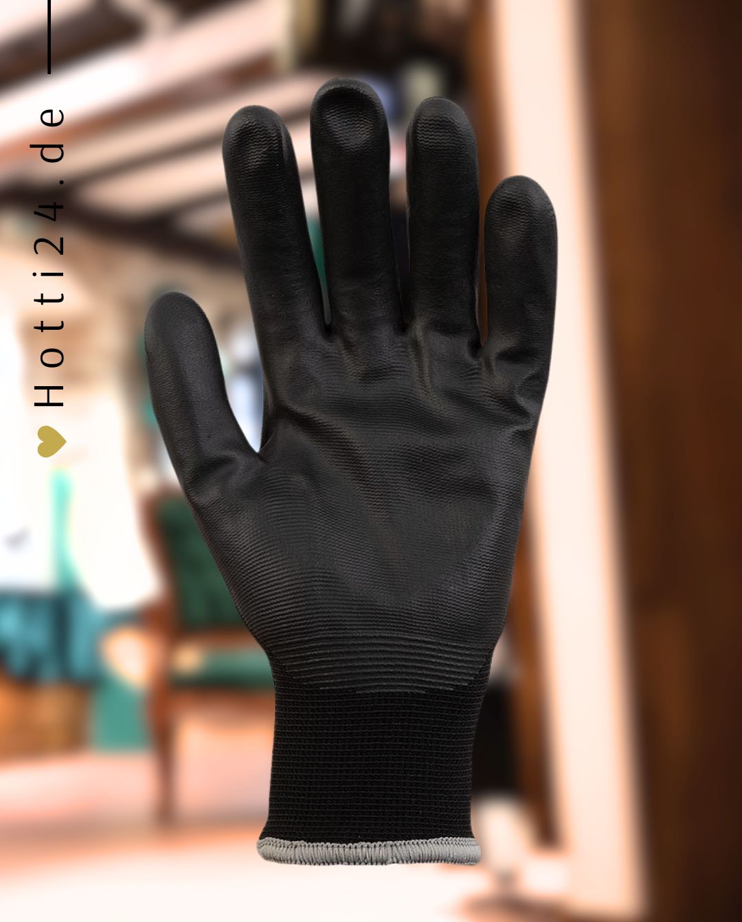 BR »Arbeitshandschuhe Work Grip Pro Black