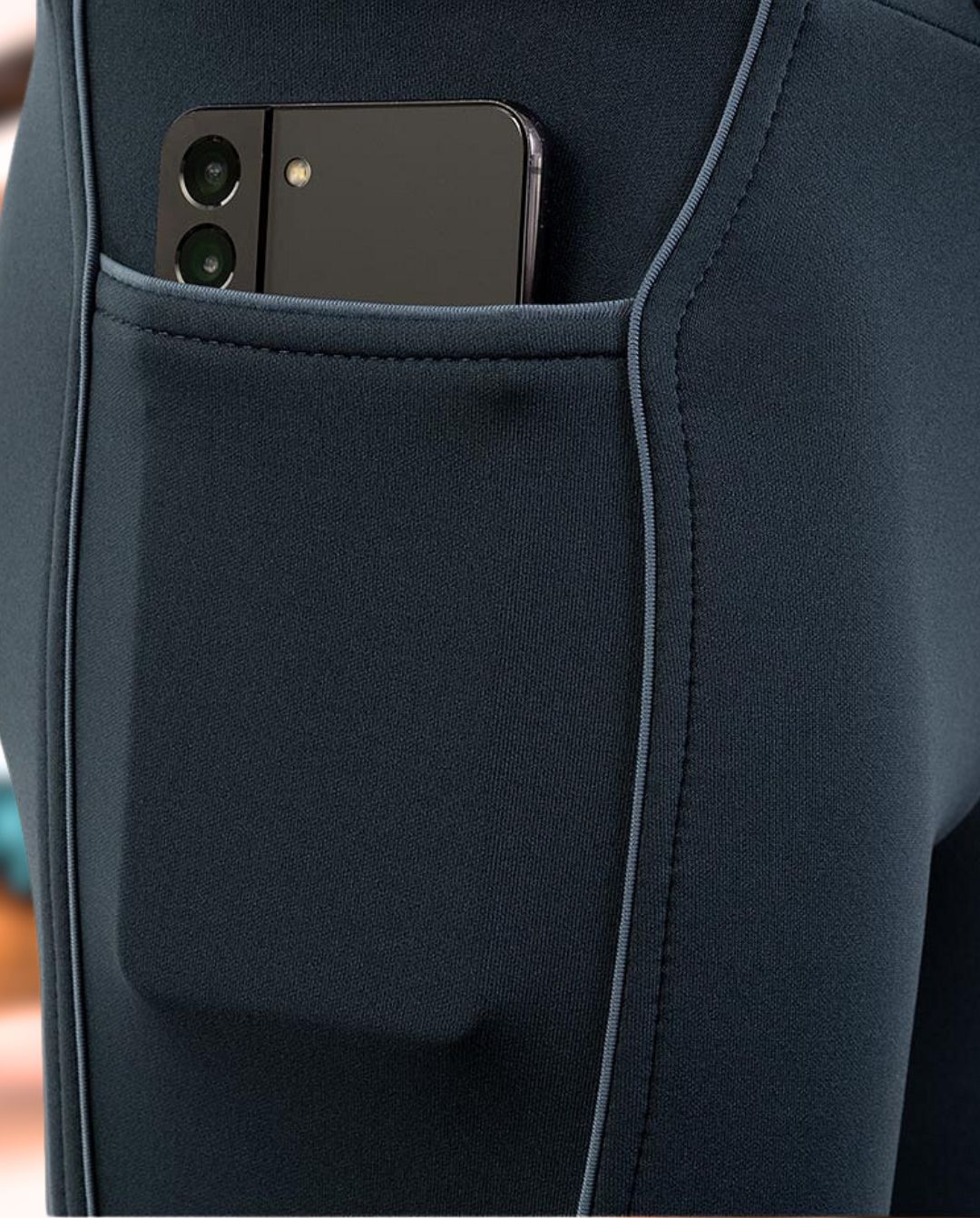 BR »Reitleggings FullGrip Midnight Navy