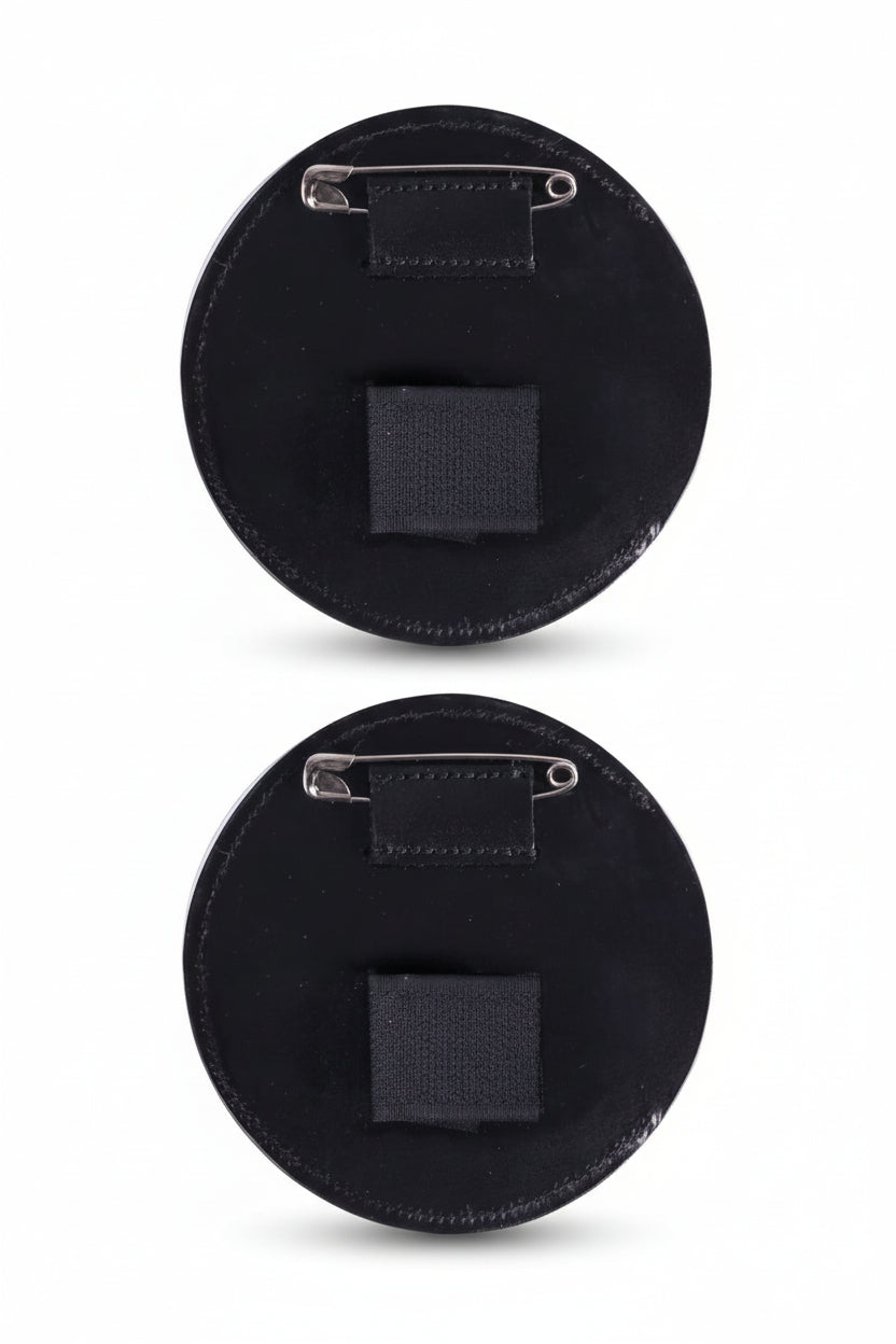 QHP Competition Numbers Ricki 3-digit / Set of 2 Black