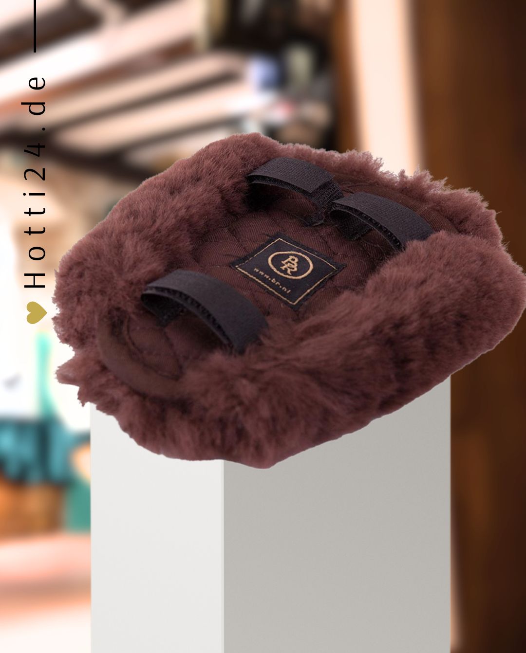 BR »Vorderzeugschoner Lammfell Brown