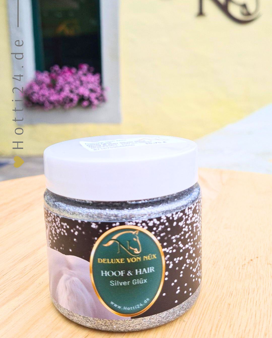 Deluxe von Nüx »Glitzi Lack Hoof & Hair Silver Glüx 150ml