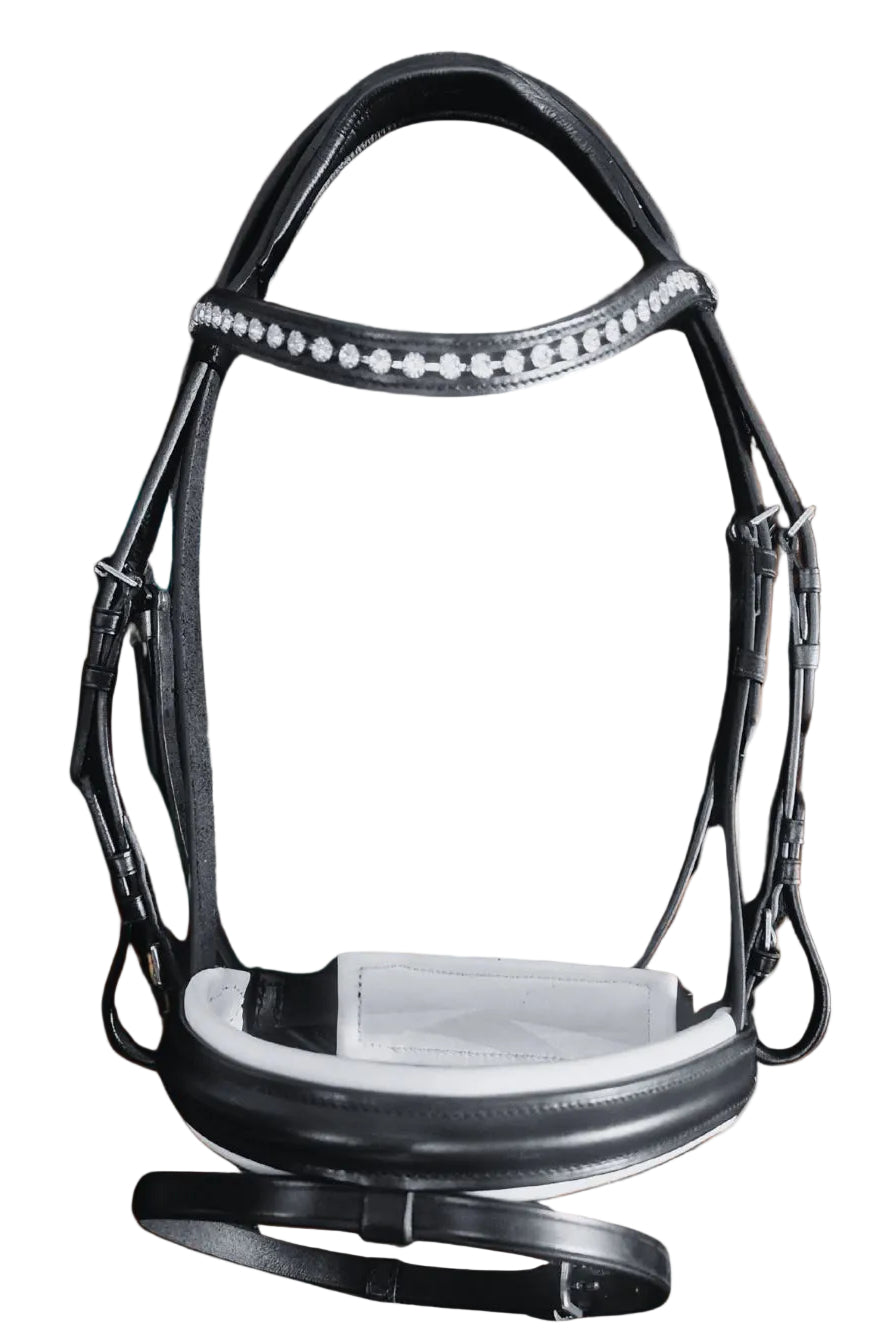 Döbert "Farmer Flat Bridle incl. Reins Black/White
