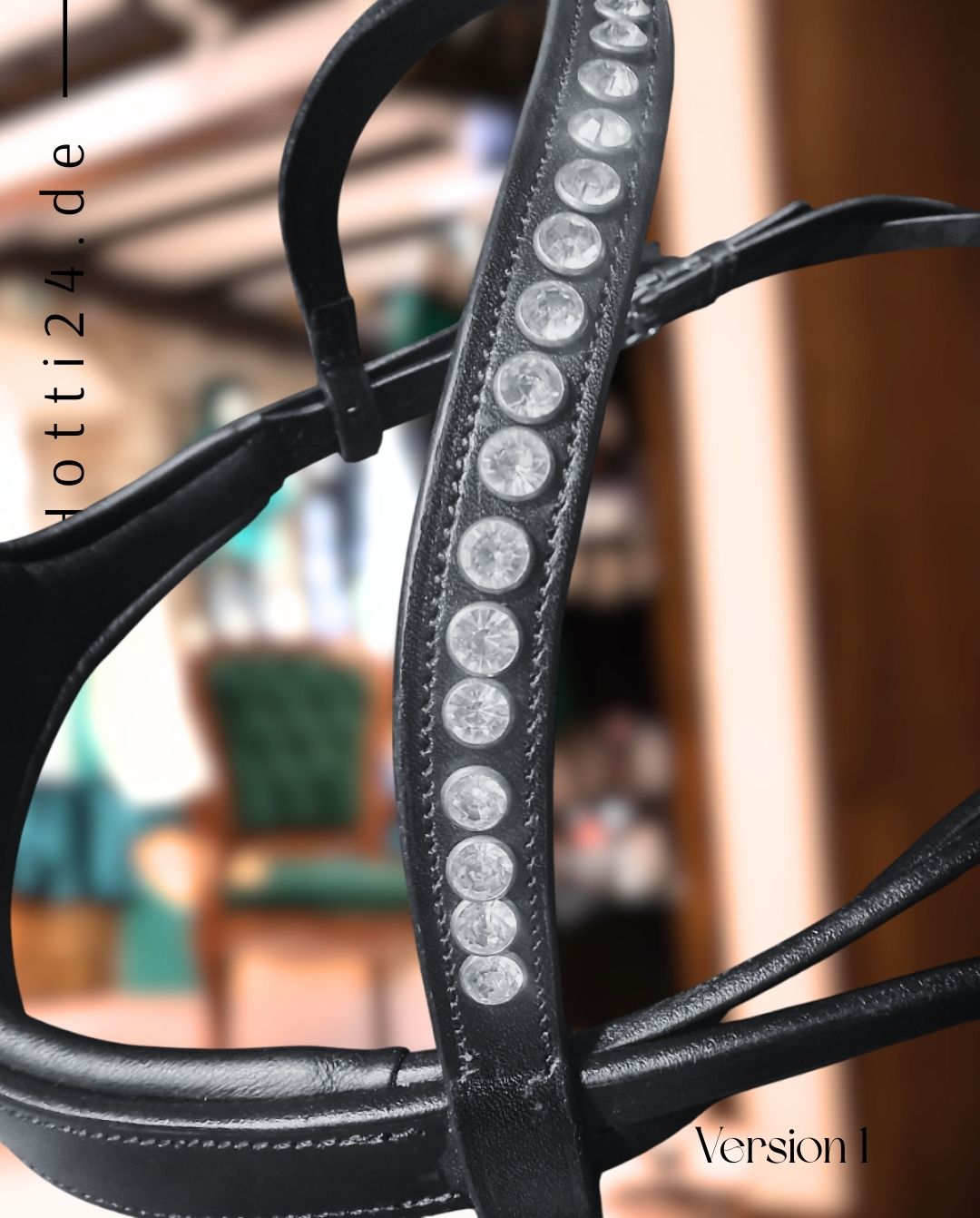 DÖBERT »Trense Stallmeister flach 19021 incl. Zügel Black
