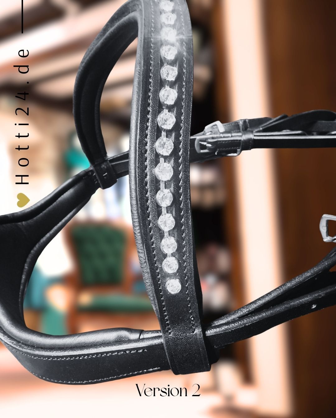 DÖBERT »Trense Stallmeister flach 19021 incl. Zügel Black