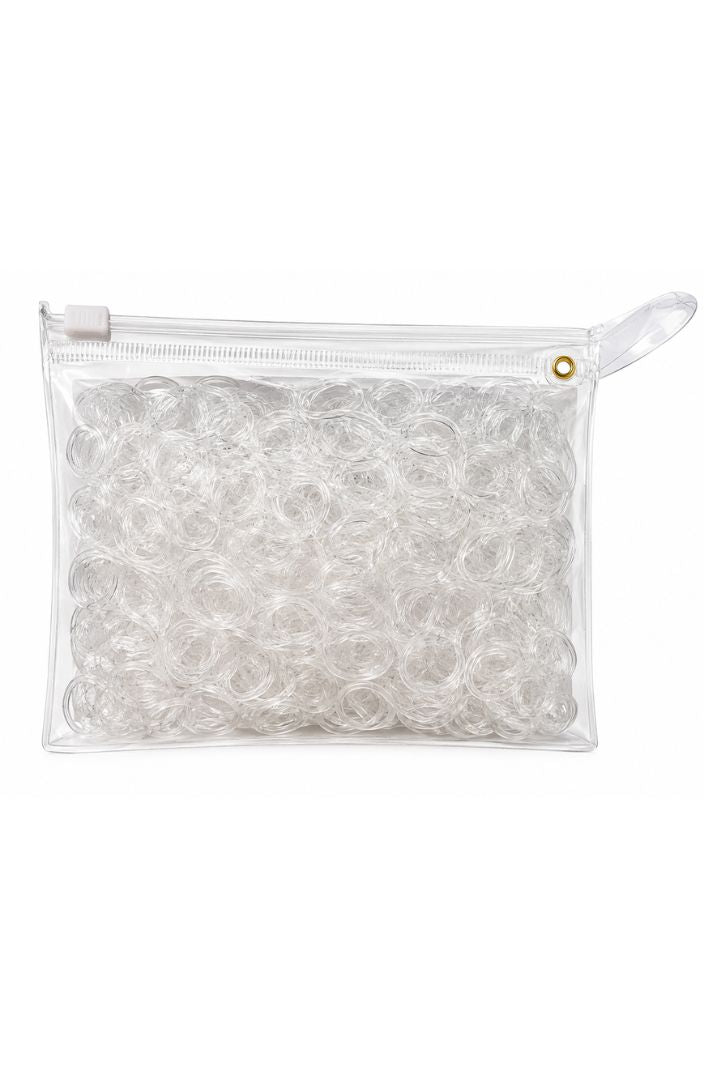 Effol Mane Plaiting Bands 400 Pieces Colourless
