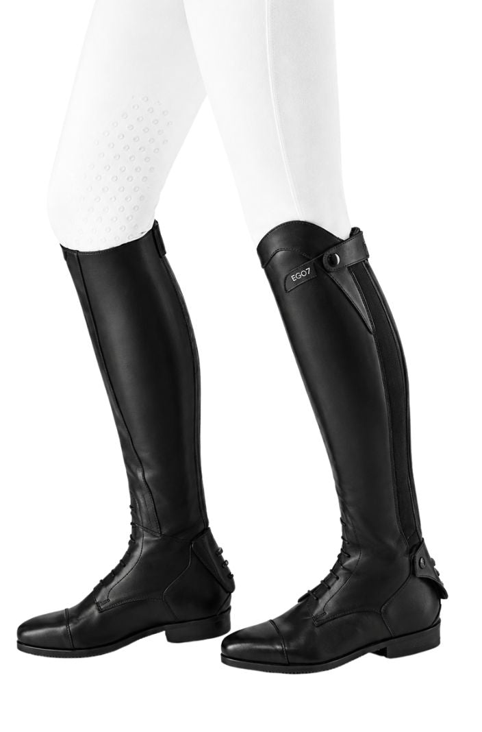 Ego7 Orion Leather Riding Boots Black