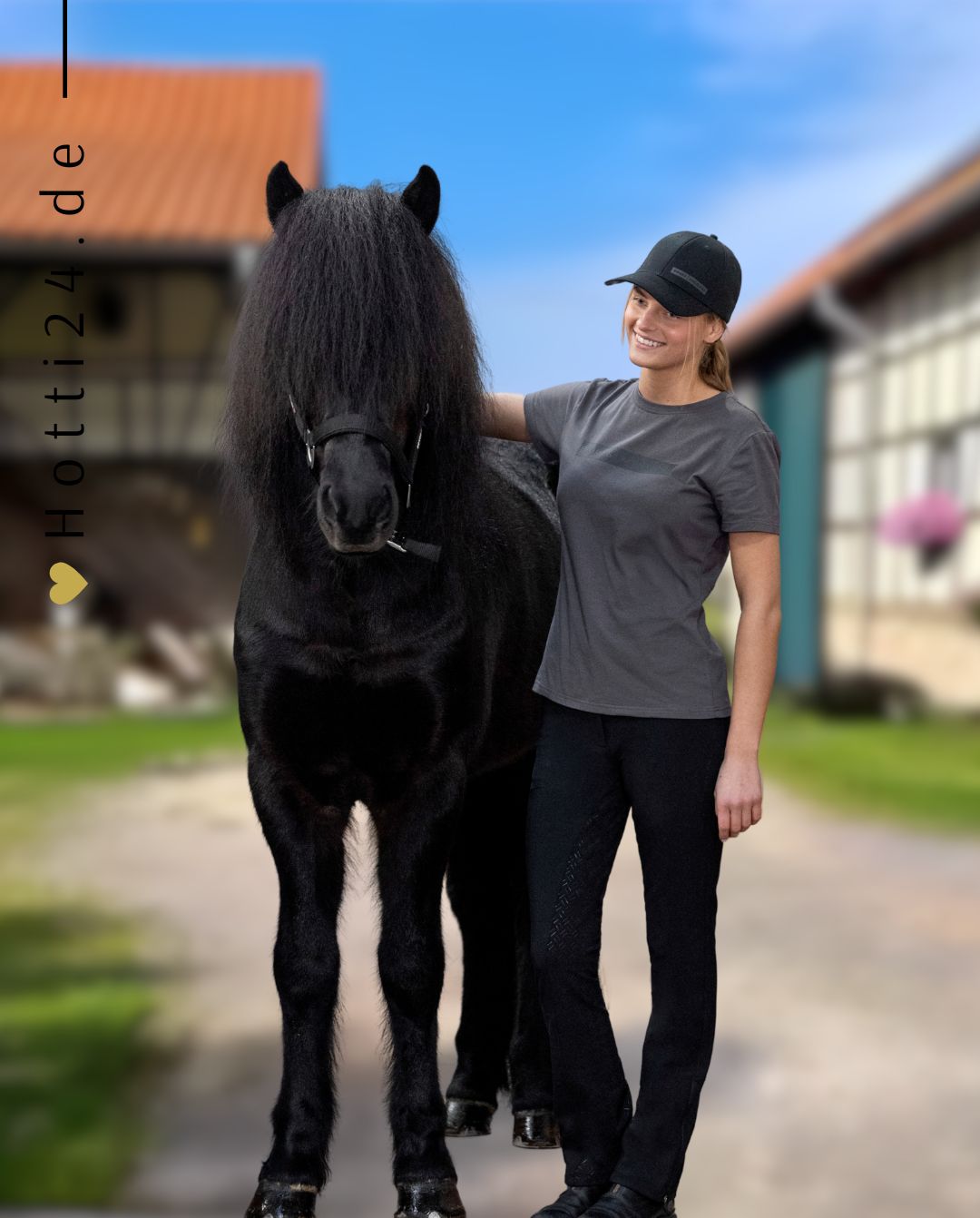 Eques Damen Reithose Jodphur KLFreja FullGrip Black