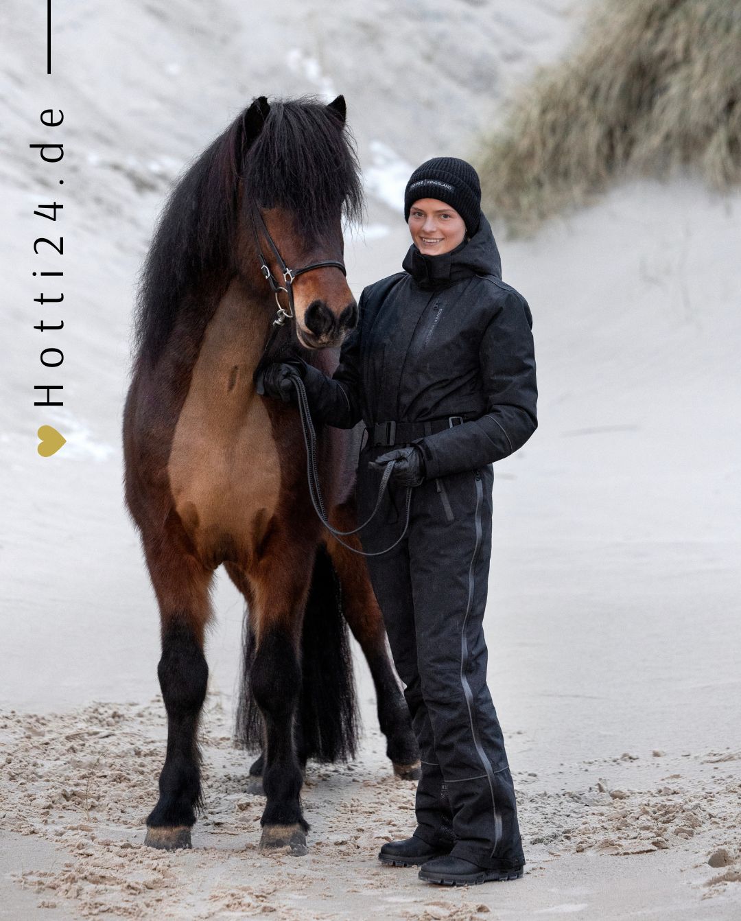 EQUES »Overall KLSaga Black