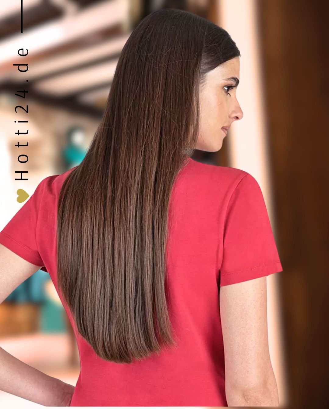 EQUILINE »T-Shirt Chloec Cherry Red