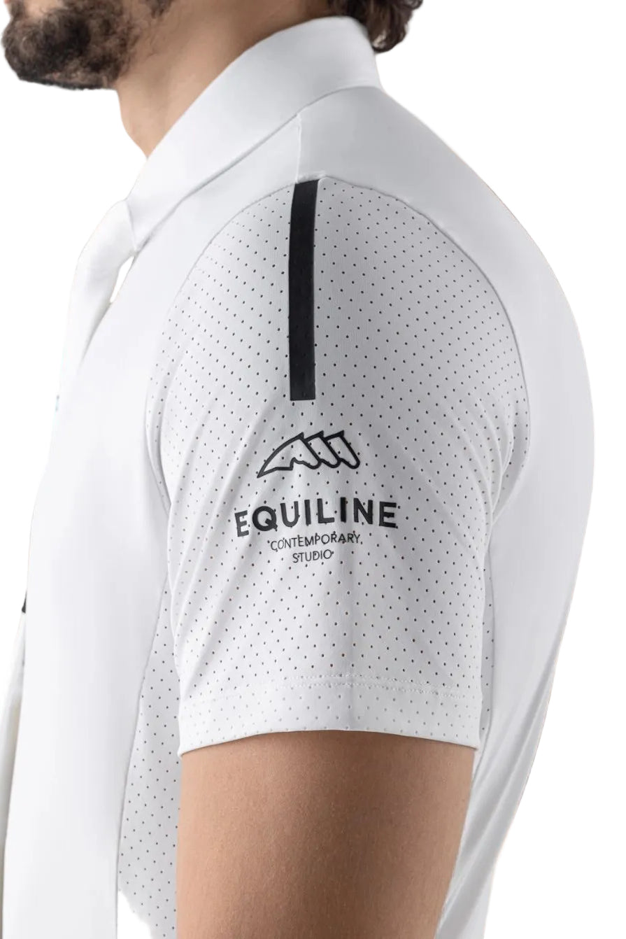Equiline »Men's Competition Shirt Cooac White