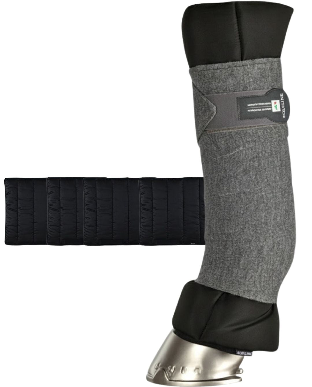 Equiline »Bandagierunterlagen Quilted 4er Set Blue