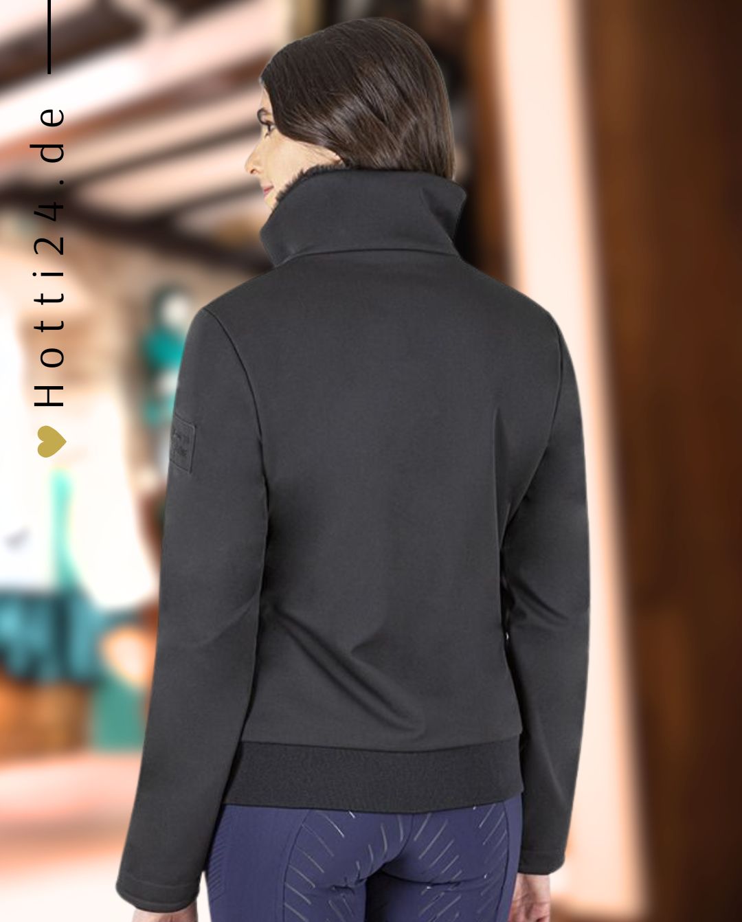 EQUILINE »Softshelljacke Cerfec Black