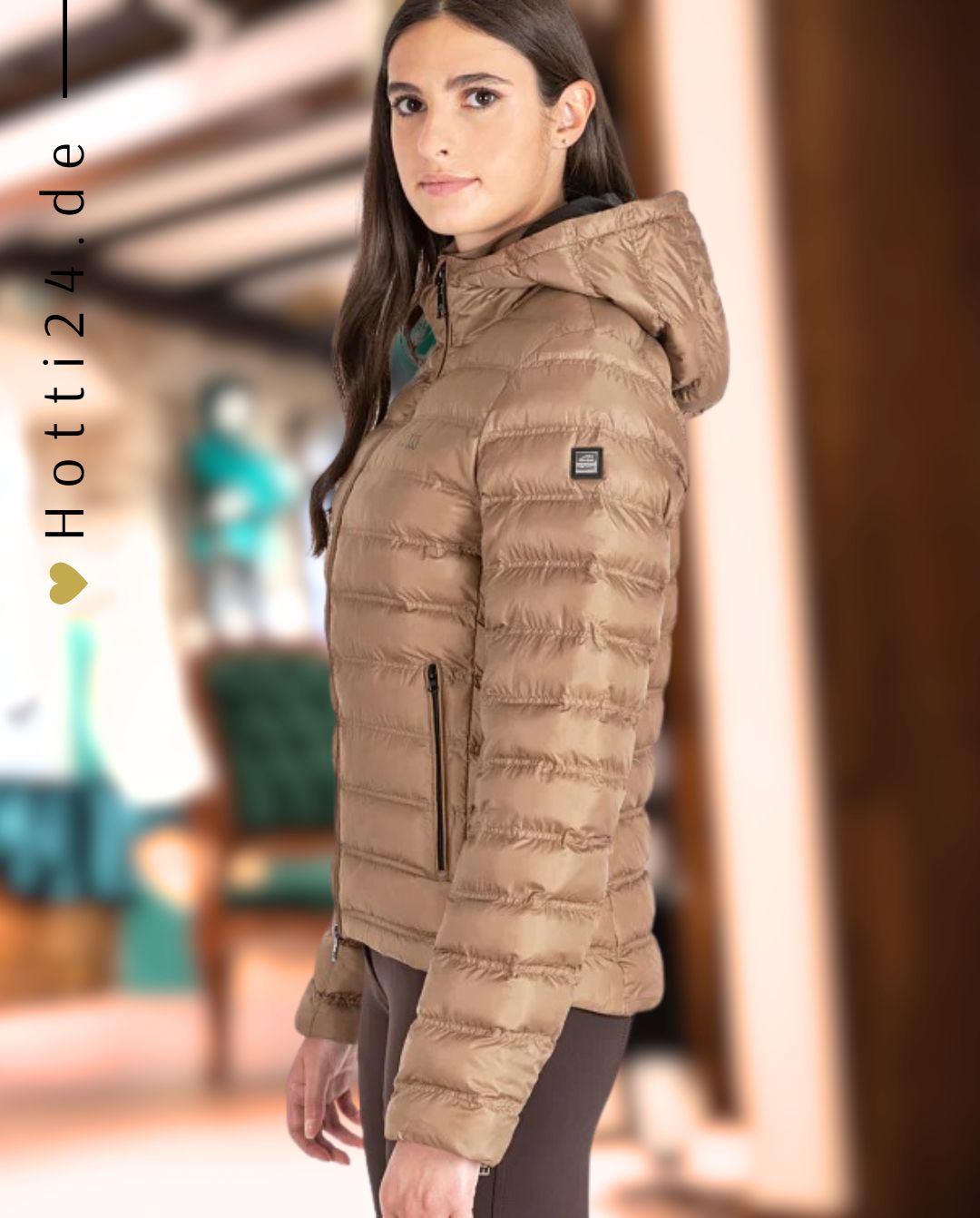 EQUILINE »Steppjacke Ecre Camel