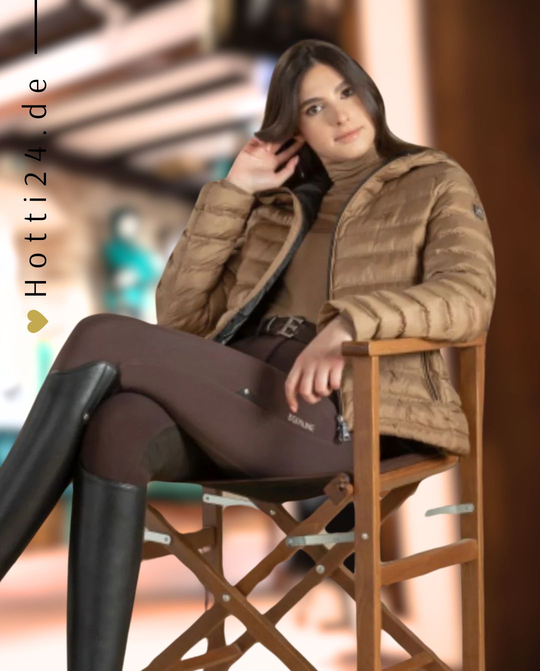 EQUILINE »Steppjacke Ecre Camel