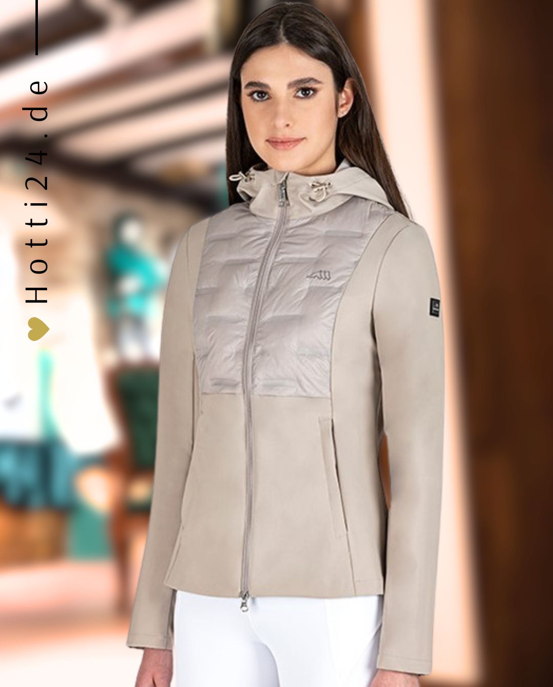 EQUILINE »Jacke Emmye Beige
