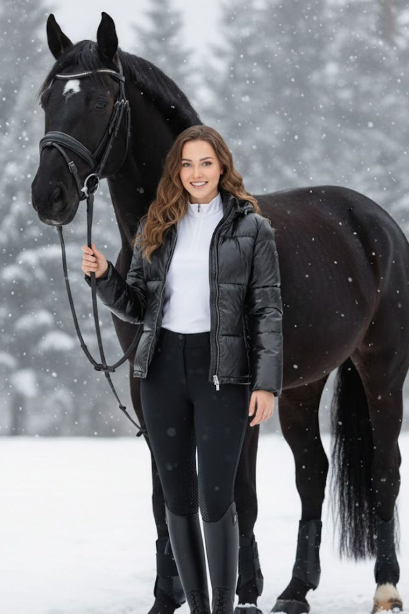 Equiline »Women's Down Jacket Gatheg Black