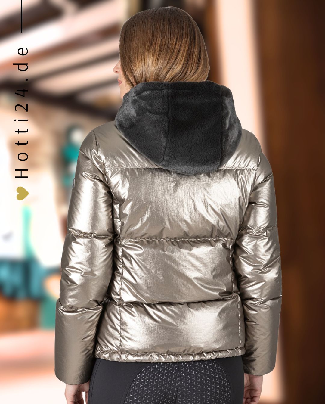 EQUILINE »Daunenjacke Gatheg Champagner