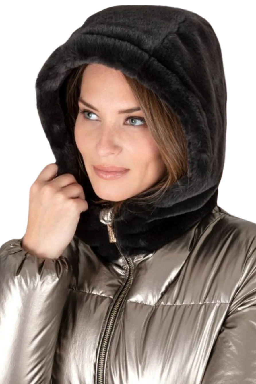 Equiline Women's Down Jacket Gatheg Champagne