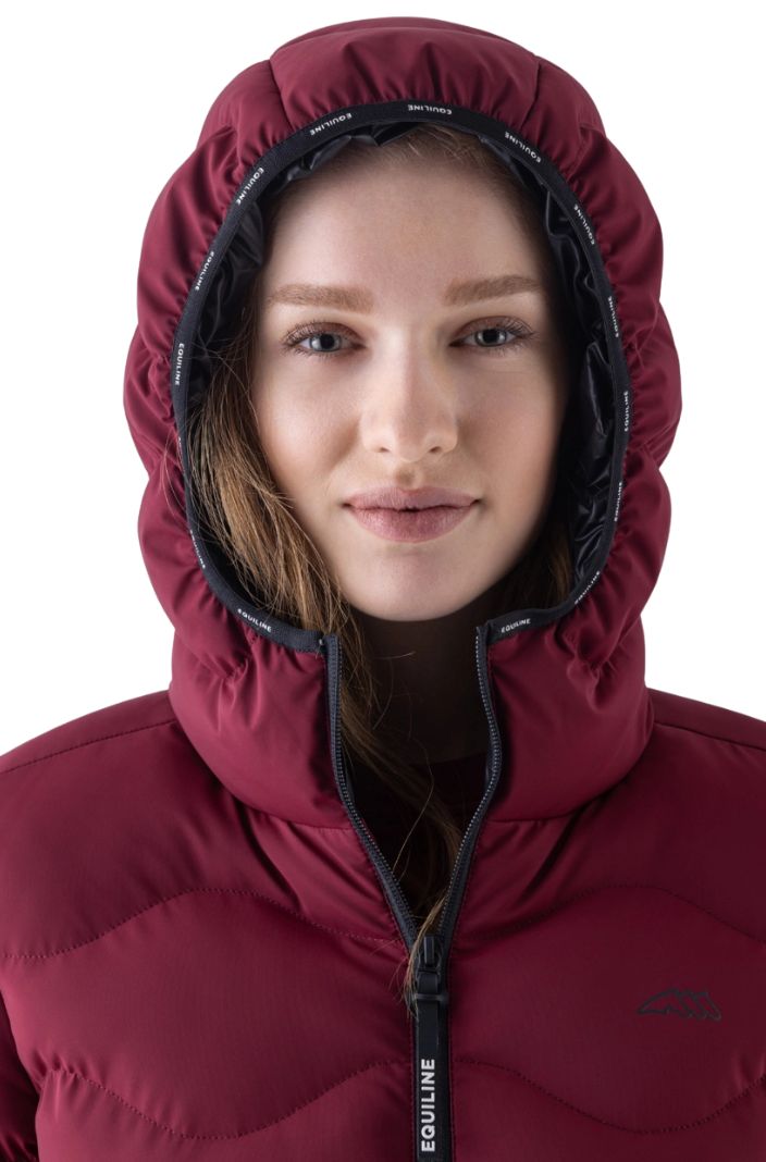 Equiline Puffer Jacke Eqcentry Alpine Plum