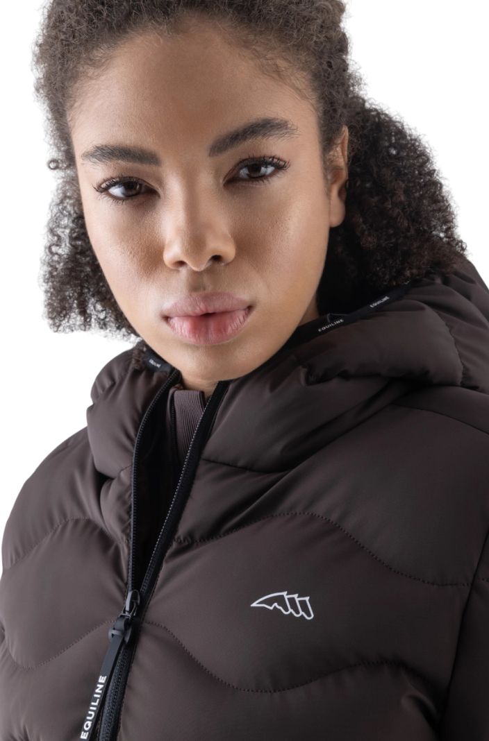 Equiline Puffer Jacke Eqcentry Coffee Bean