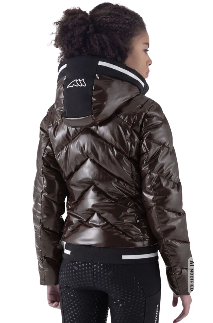 Equiline Puffer Jacke Eqcomb Coffee Bean