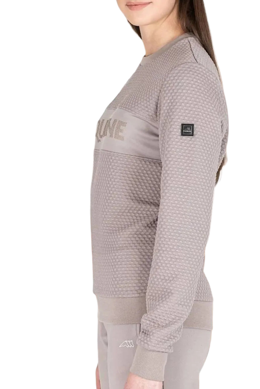 Equiline "Women's Sweatshirt Elspete Sabbia