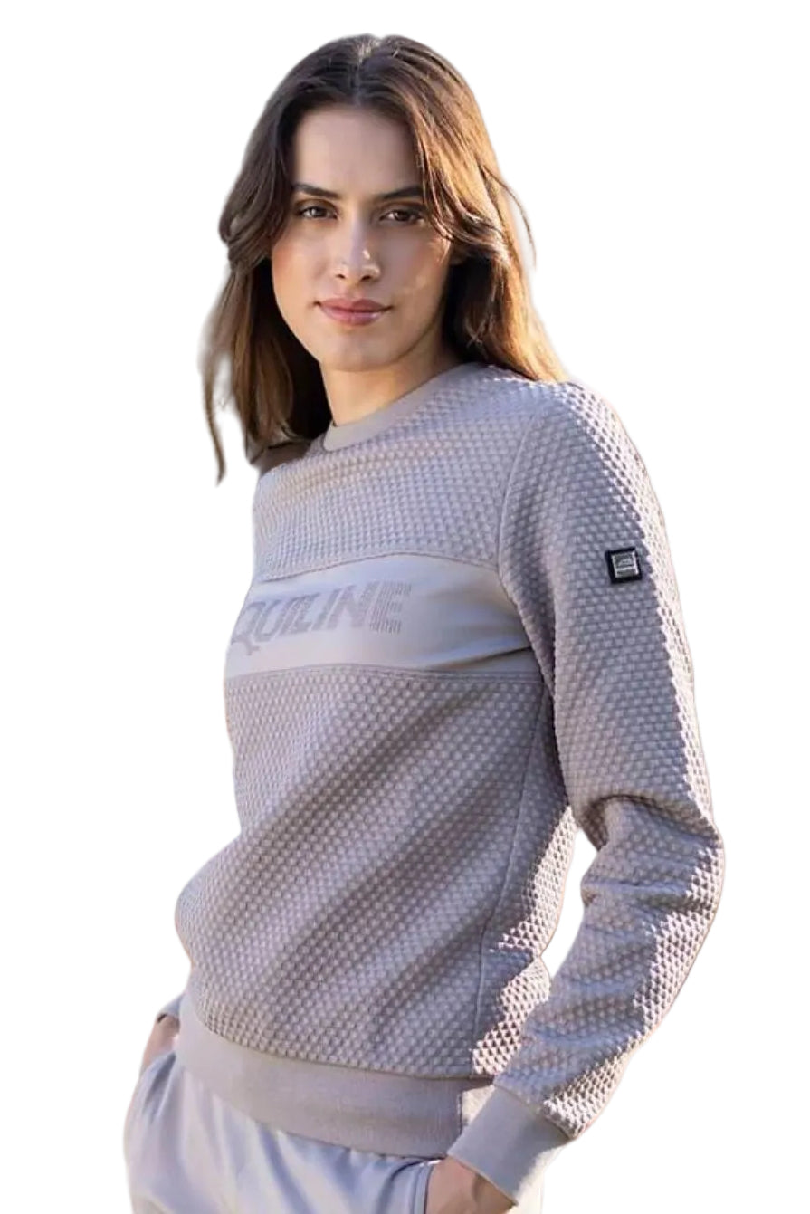 Equiline "Women's Sweatshirt Elspete Sabbia