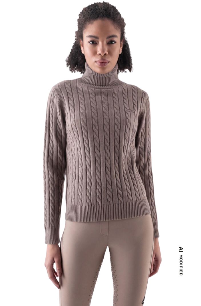 Equiline Damen Pullover Eqlover Greige