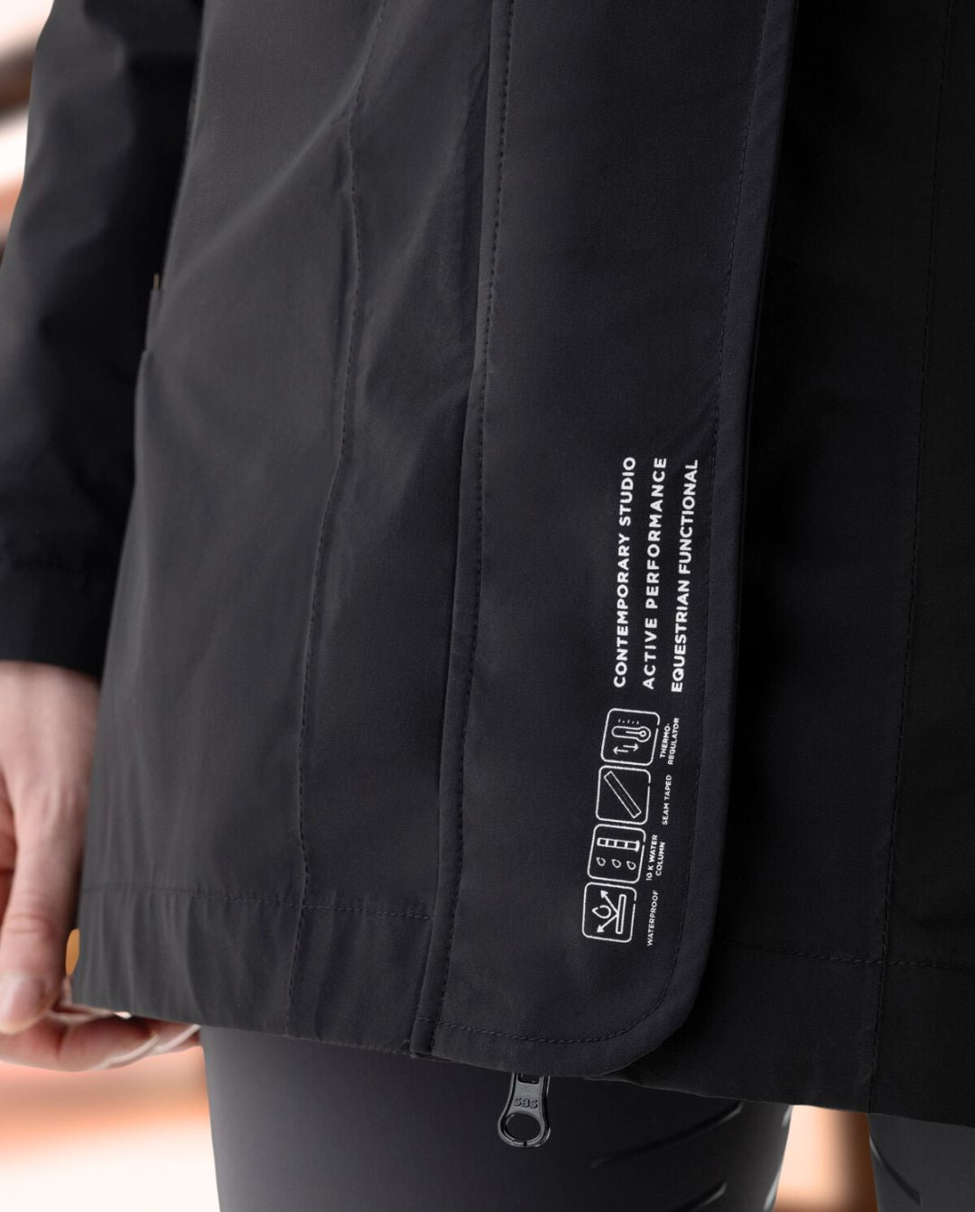 EQUILINE »Regenjacke Cegnum Schwarz