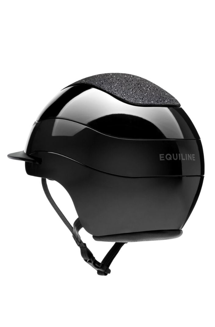 Equiline Reithelm Xanto Swarovski Schwarz Glanz