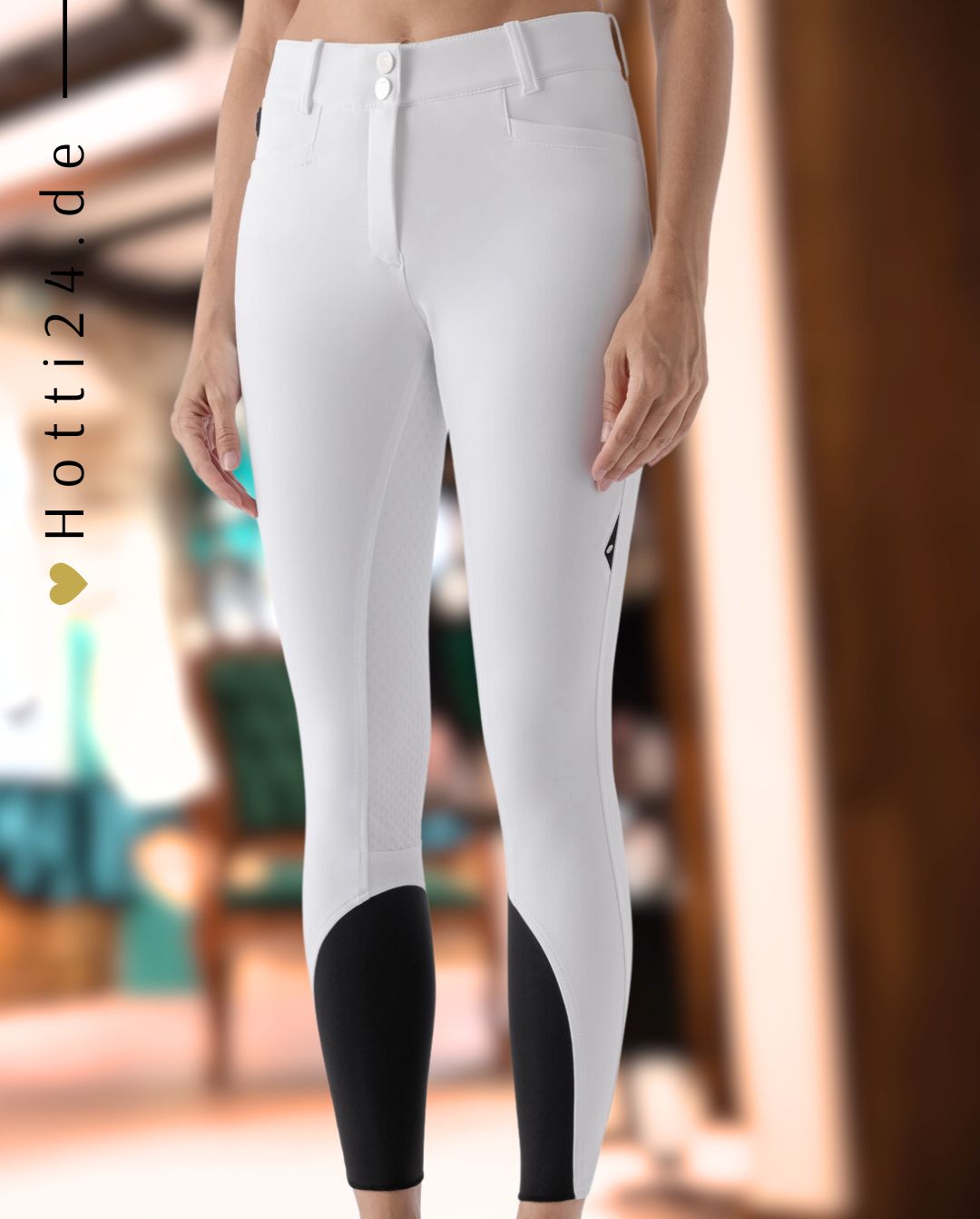 EQUILINE »Reithose Adellek FullGrip White
