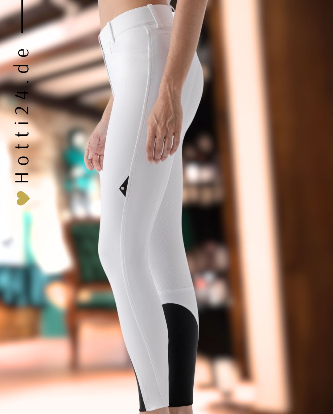 EQUILINE »Reithose Adellek FullGrip White