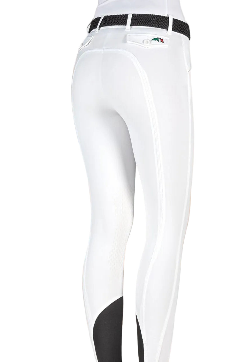 Equiline »Damen Reithose Bice KnieGrip White