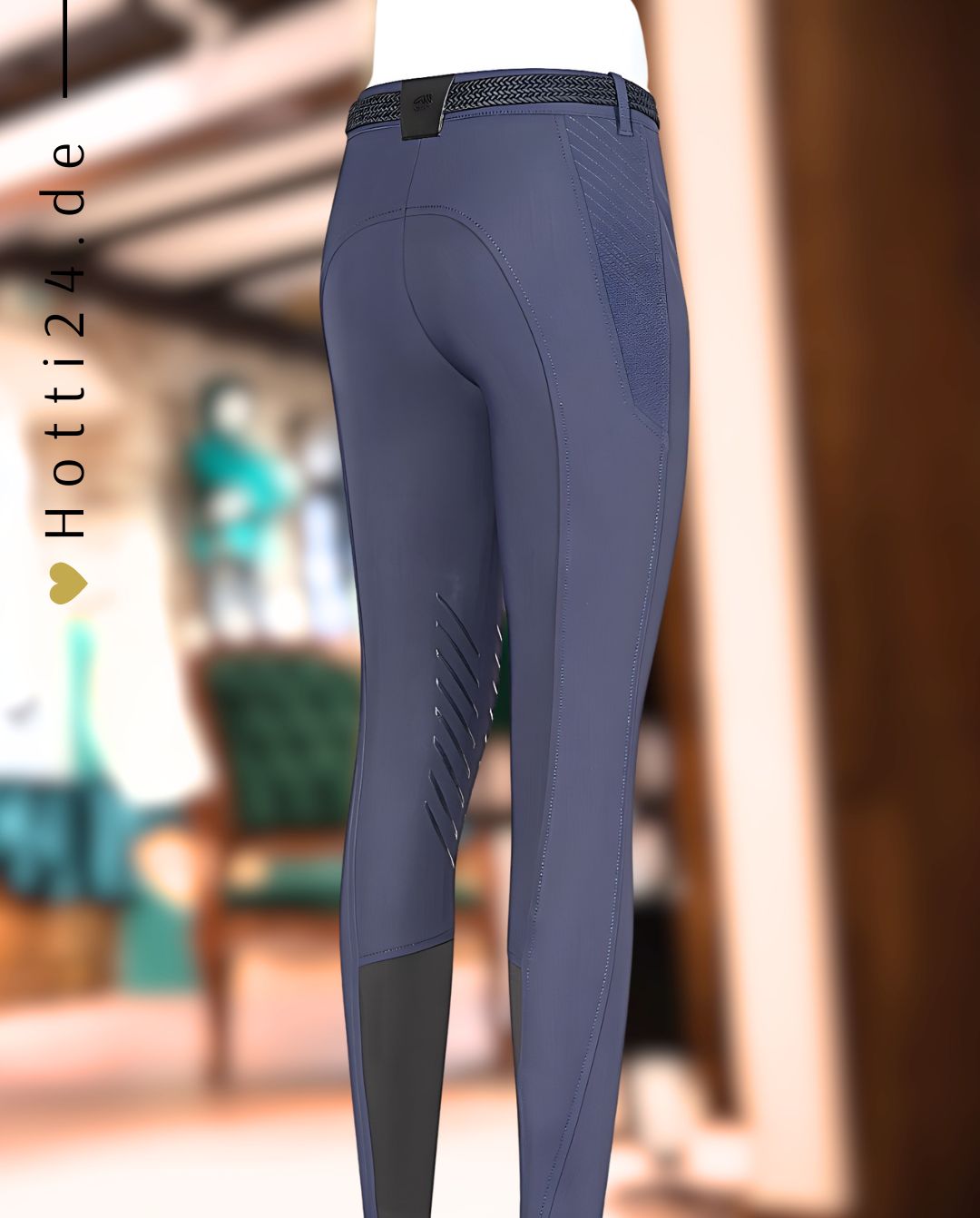 EQUILINE »Reithose Choicekh KnieGrip Cobalt