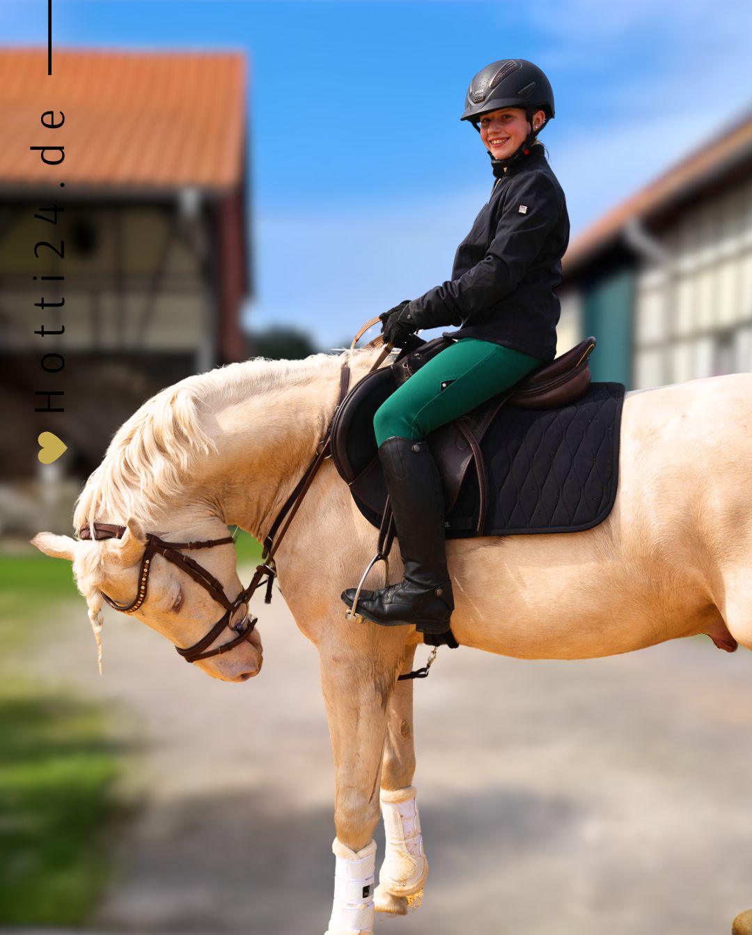 EQUILINE »Reithose Choicekh KnieGrip Pepper Green