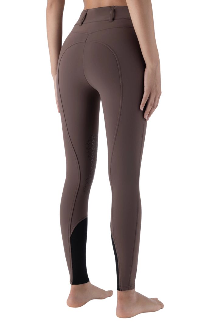Equiline Reithose Crystalek KnieGrip Cocoa Powder