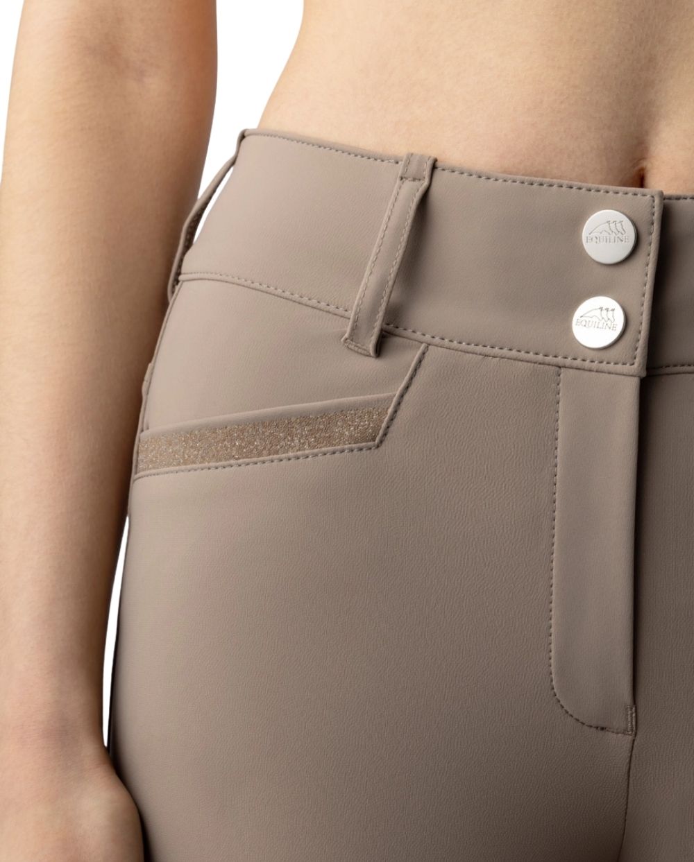 Equiline »Reithose Crystalek KnieGrip Taupe
