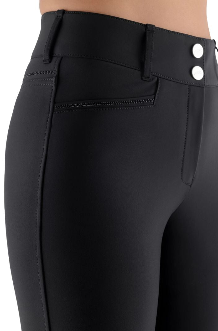 Equiline Reithose Eqglimpkh High Waist KnieGrip Schwarz