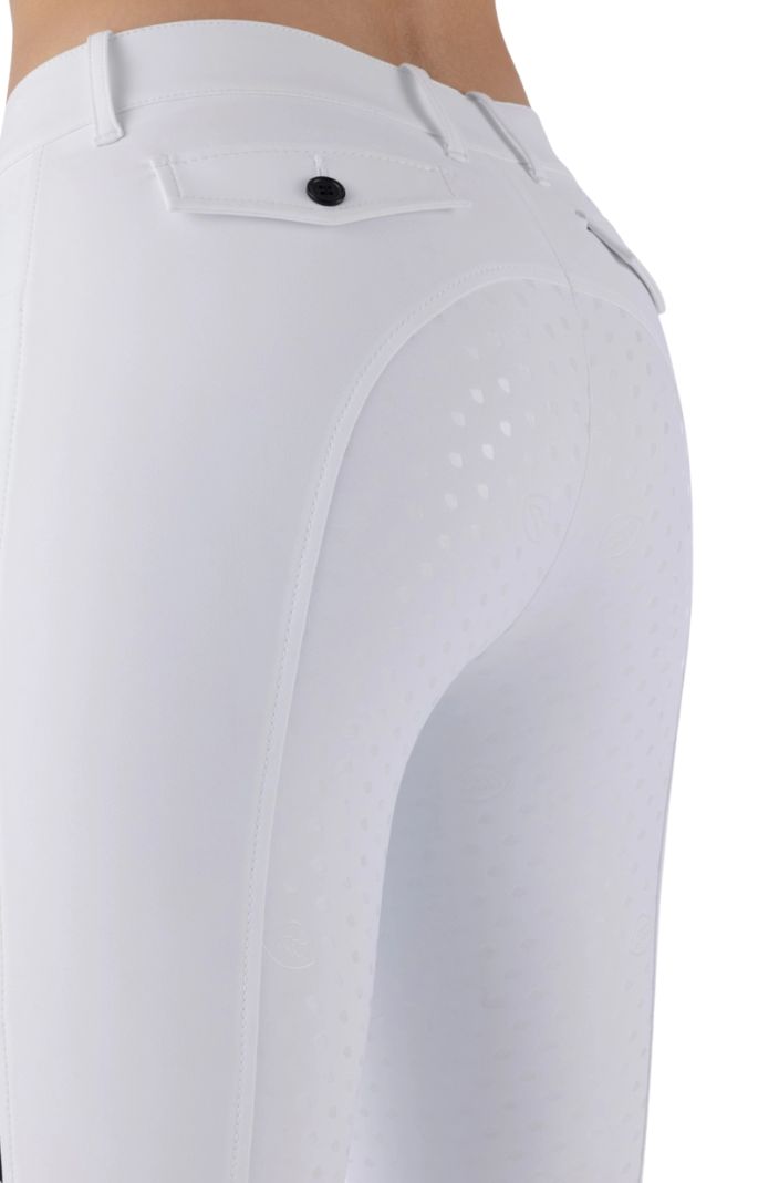 Equiline »Damen Reithose Eqgurf FullGrip White