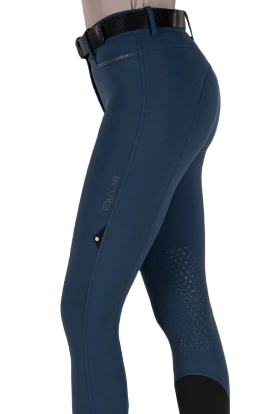 Equiline Women's Breeches Ericiefh FullGrip Diplomatic Blue