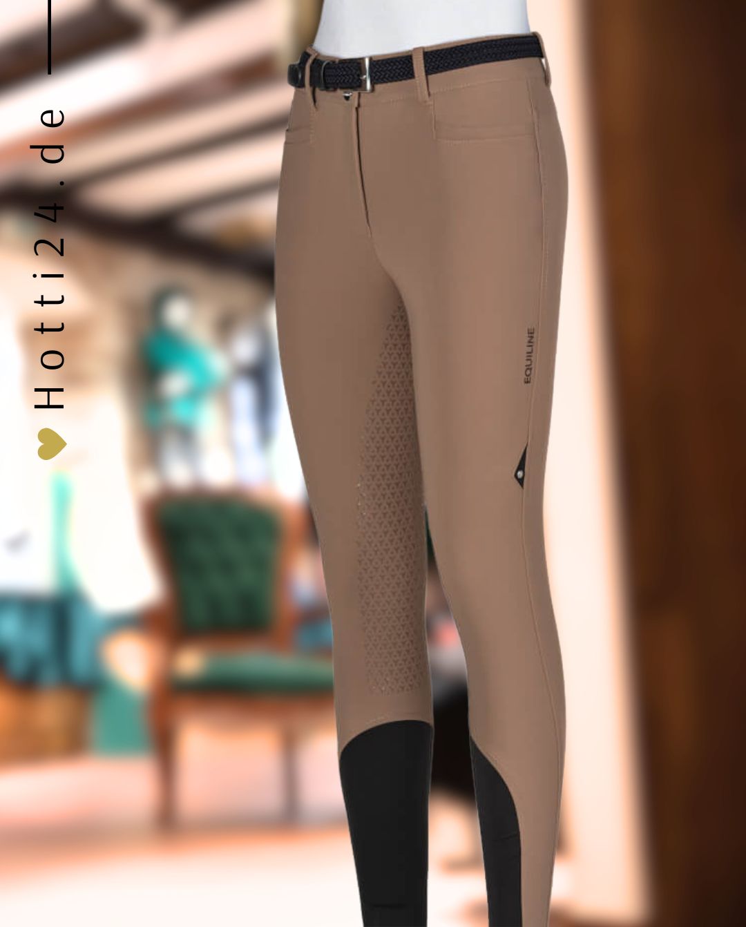 EQUILINE »Reithose Ernae FullGrip Camel
