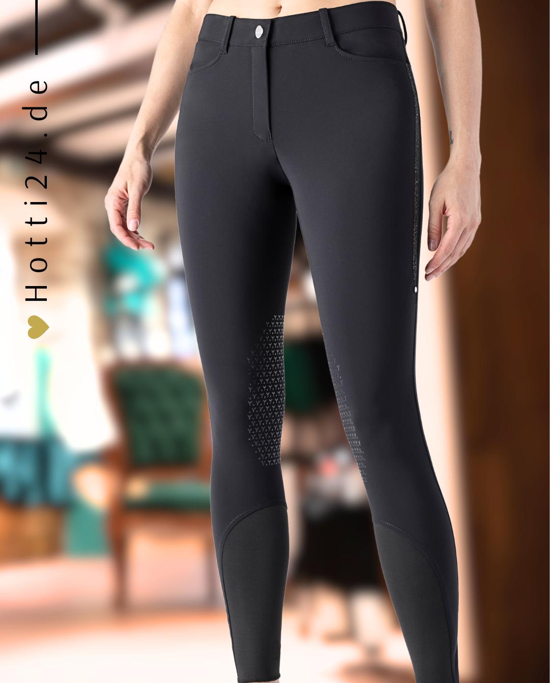 Bild analysieren    equiline-damen-reithose-grebik-kniegrip-es124pn09105-006-black-kaufen-www.hotti24.de - von vorne