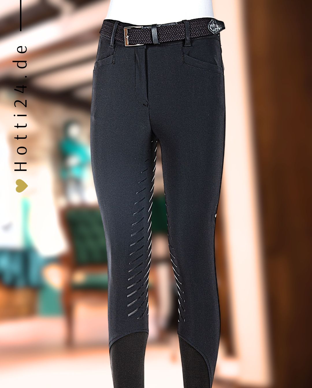EQUILINE »Reithose Wadellef FullGrip Blue