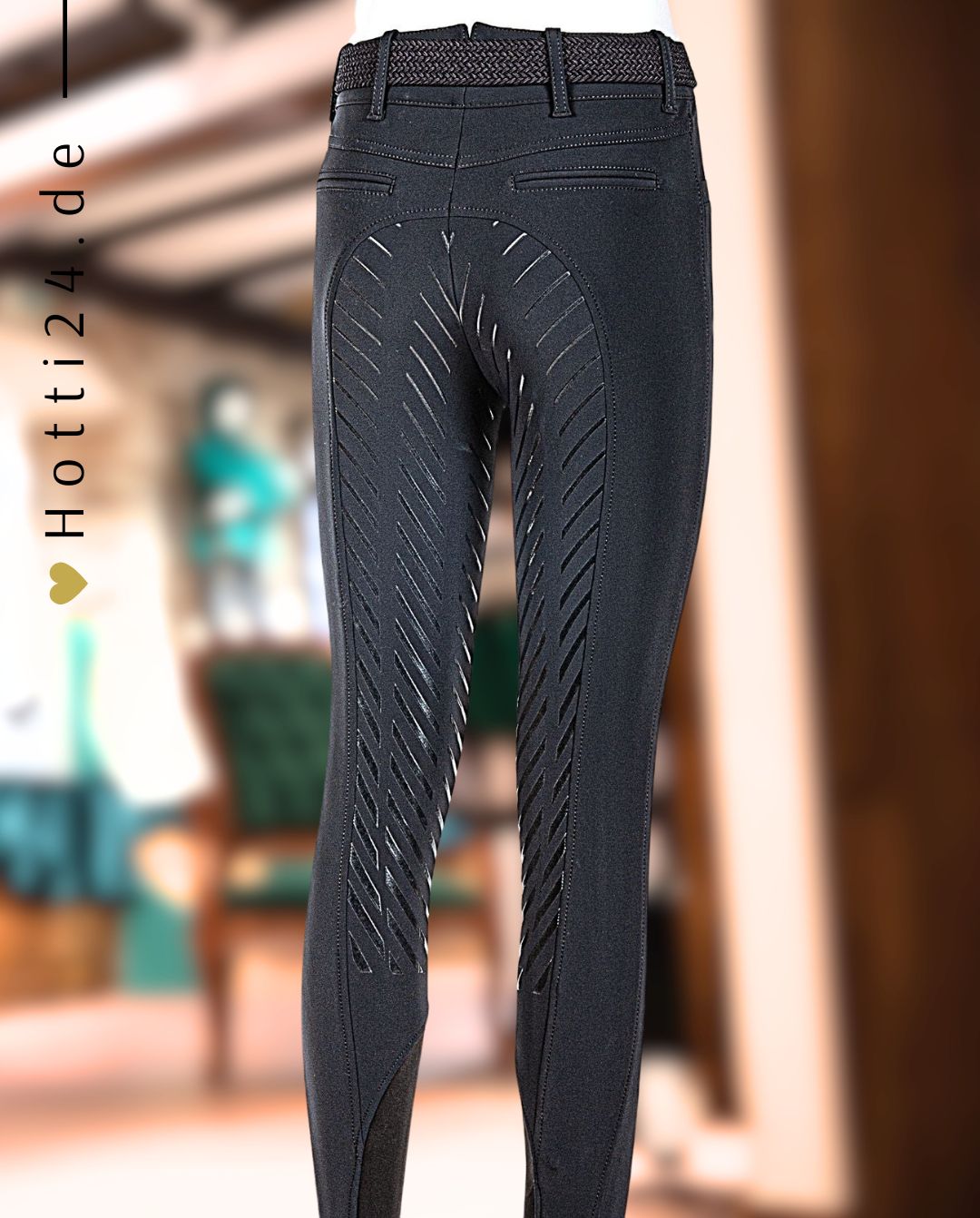EQUILINE »Reithose Wadellef FullGrip Blue